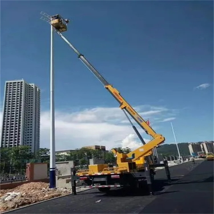 三亚维修路灯的曲臂升降车出租